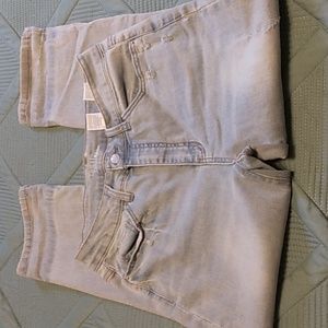 Time and Tru High Rise Capri Cropped Jeans Size 8